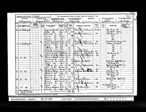 1901 census original image BB