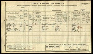 Lawrence_Fossey_Census_1911